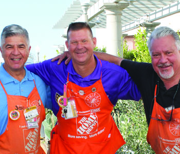 Eric with buddies at Home Depot